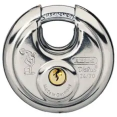 Abus hangslot discus 24/70 Gratis Retour