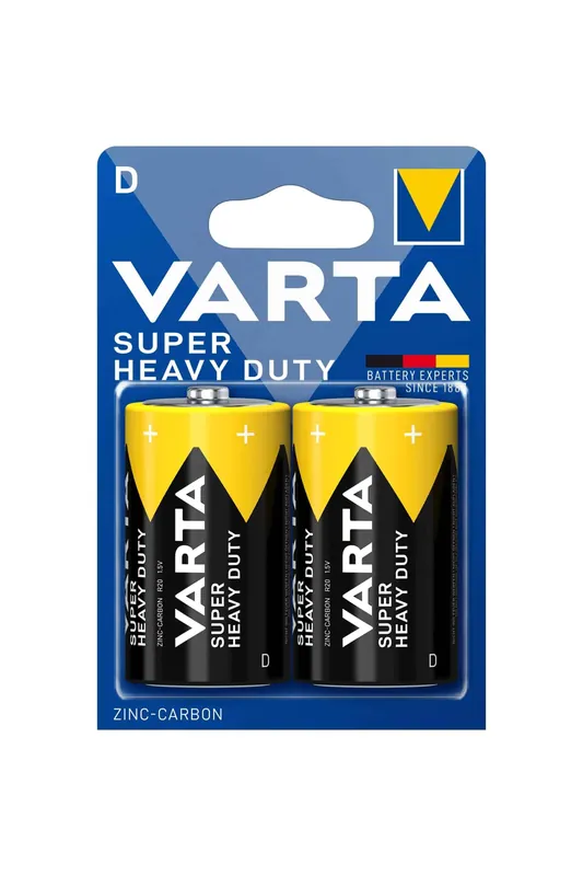 Gereduceerde Prijs Varta batterij R20 1,5V krt (2)