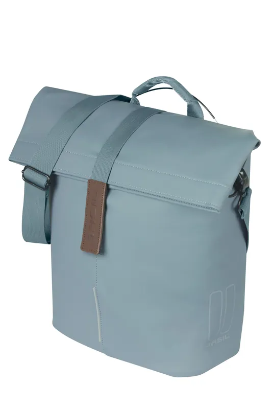 Basil shoppertas City MIK Studs graphite blauw 14-16L Laatste Kans