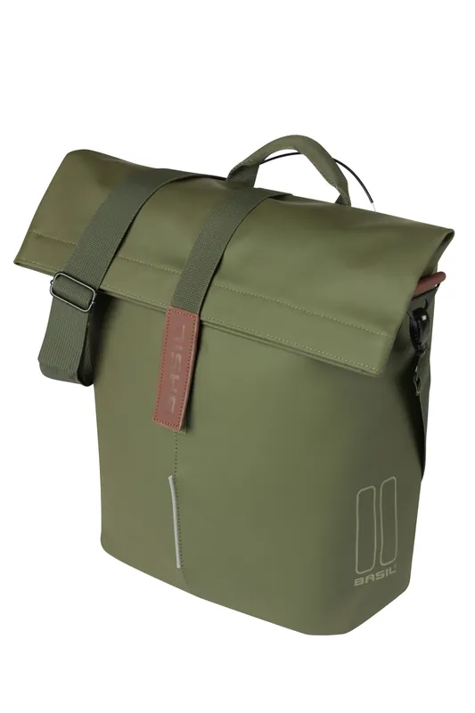 Basil shoppertas City MIK Studs mos groen 14-16L Koop Online