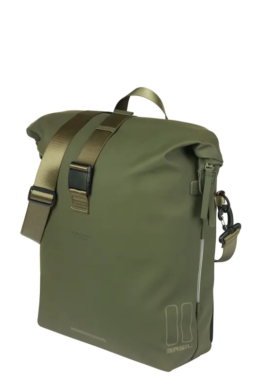 Beperkt Aanbod Basil schoudertas SoHo MIK Studs groen 17L