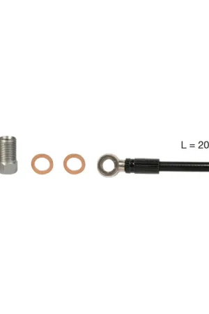 Elvedes hydro leiding 2m BH90 extra soepel met banjo + parts Direct Verzonden