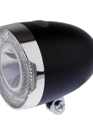 IKZI Light koplamp Retro JR batterij zwart Finale Uitverkoop