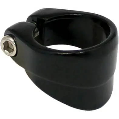 Union zadelpenklem 34.9mm kraag zw Speciale Aanbieding