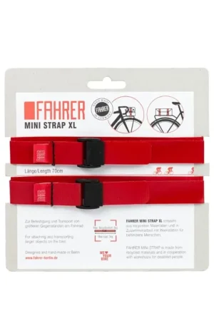 FAHRER Cargo Mini strap XL 70x2cm rood (2 stuks) Bestel Nu