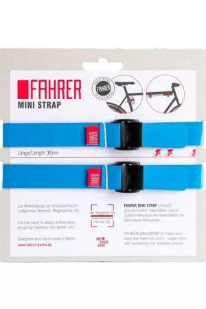 Bestseller FAHRER Cargo Mini strap M 35x2cm lichtblauw (2 stuks)