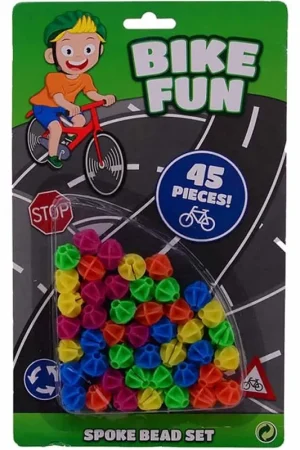 Bike Fun spaakkralen 45 stuks op kaart Weekendaanbieding