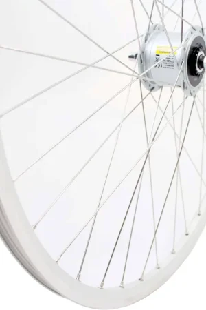 Roland voorwiel 28 naafdynamo RB vast ZAC2000 zilver RVSspk Aanbieding