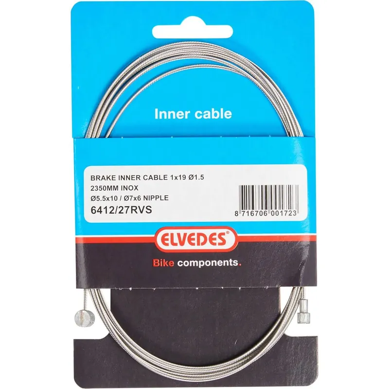 Elvedes rem binnenkabel rvs 2 nippels ton 7×6 peer 5.5×10 Express Levering