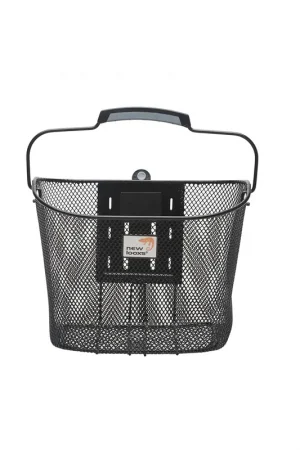 Bestel Nu New Looxs Afneembare fietsmand Toscane – Zwart – Incl. bevestiging – Smartlock