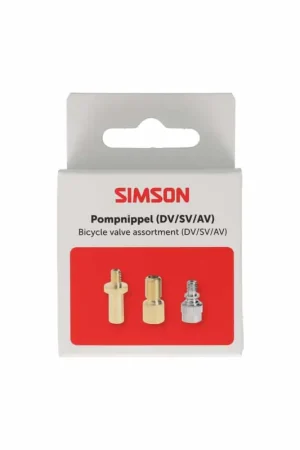 Simson pompnippel assortiment 3-delig Direct Verzonden