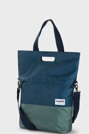 Urban Proof shoppertas 20L recycled blauw groen Voordeelprijs