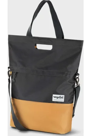 Urban Proof shoppertas 20L recycled grijs geel Premium