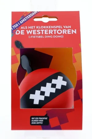 Amsterdam 750 fietsbel klokkenspel van de Westertoren Bestel Nu