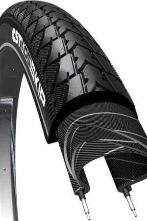 CST buitenband Skip 20 x 1.75 zwart reflectie Populair