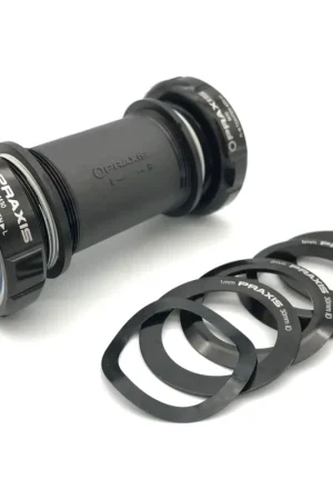 Goedkoop Praxis Trapas M30 – BSA Draad Road/MTB Zwart