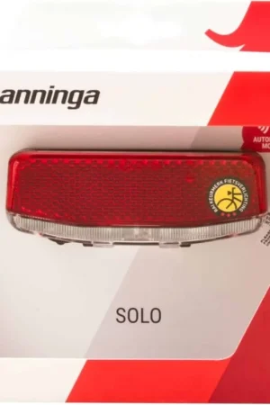 Spanninga achterlicht Solo Xba batterij 50/80mm Laatste Versie