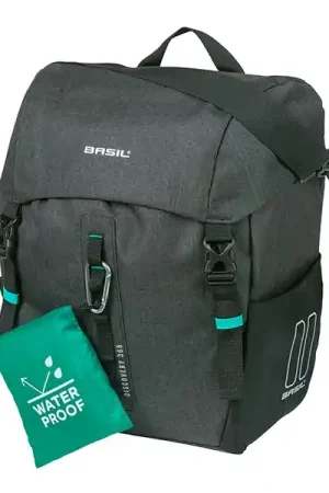 Basil Discovery 365D L Enkele Tas MIK Hooks 20L, Zw. Gemêl. Meest Verkocht