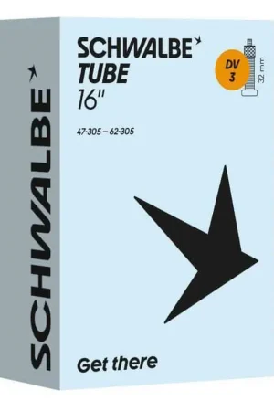 Actieprijs Schwalbe Binnenband Dv3 16 Inch 47/62-305 Hv 32mm