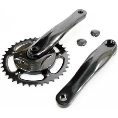 Gratis Retour Crankstel 38T 170 M Disc Aluminium Zwart
