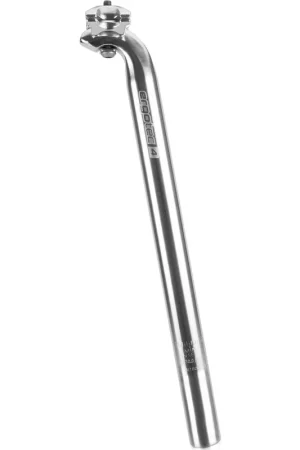Gereduceerde Prijs Ergotec Zadelpen Hook 27,2 Offset 25 Mm Zilver Zand