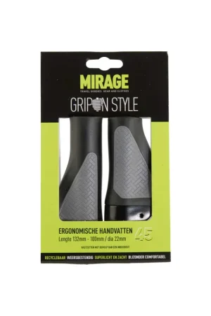 Koopje Mirage handvatten Grips in Style 100/132mm zwart/grijs