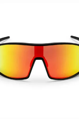 CHPO Bril Henke Zwart/Rood Spiegel Aanbieding