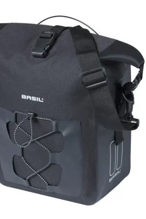 Direct Verzonden Basil fietstas enkel Navigator MIK Studs M zwart 14L
