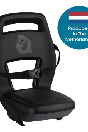 Actieprijs Qibbel achterzitje Junior 6+ Longtail zwart – exclusief voetsteunen