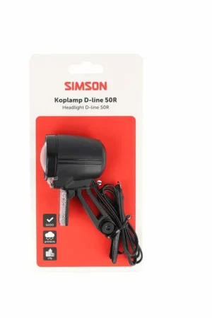 Goedkoop Simson koplamp Aurora D-line 50R