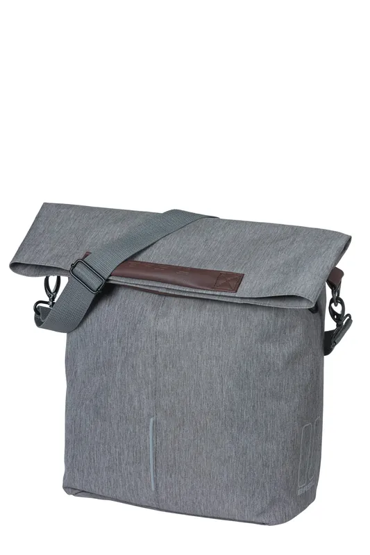 Basil Shoppertas City MIK Hooks Grijs 14-16 Liter Express Levering