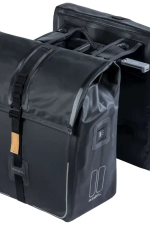 Basil fietstas dubbel Urban dry zwart MIK 50L Betaalbaar