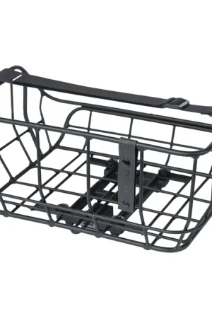 Basil mand Portland achterop MIK 25L mat zwart 27x35x22cm Koop Vandaag