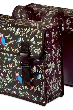 Basil fietstas dubbel Wanderlust zwart 35L Direct Beschikbaar