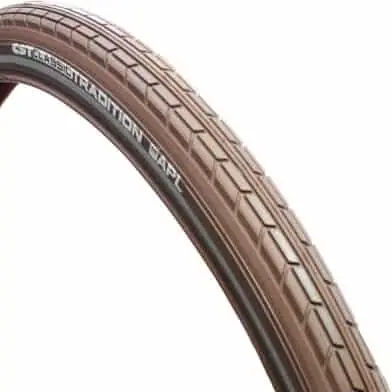 Seizoensaanbieding CST Buitenband 28×1.75 Tradition Reflectie Bruin – (47-622)