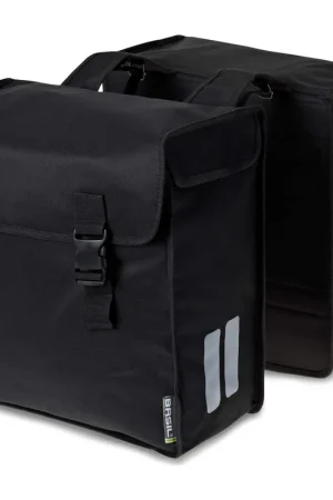 Direct Verzonden Basil fietstas dubbel Mara 3XL zwart 52L