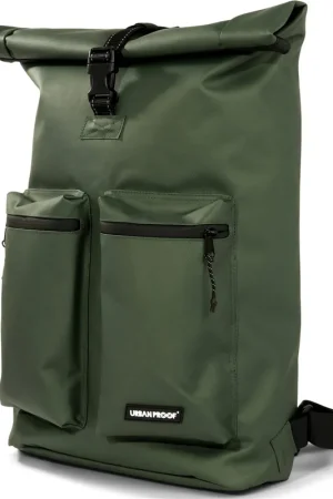 Betrouwbaar Urban Proof rolltop backpack 20L recycled groen