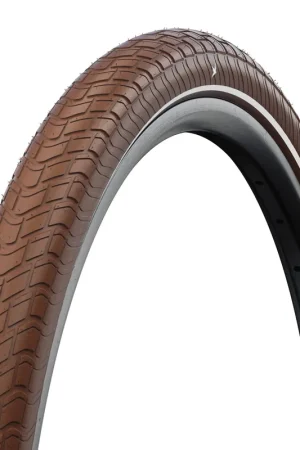 Beperkt Aanbod Schwalbe Buitenband Motion Big Apple K-Guard 50-622 Bruin Reflectie