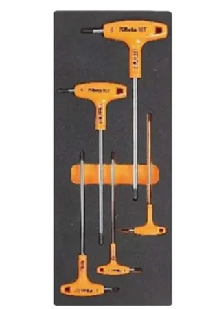 Beta Inbussleutelset T Handvat 5-delig met Inlay 2.5-6mm Dagaanbieding