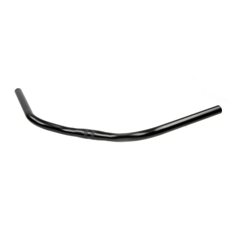 Nu Kopen Stuur Humpert Trekking Gebogen 3cm Staal 25.4mm 590mm Zwart 590