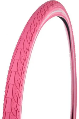 Dutch Perfect Buitenband 28 X 2.00" / 50-622 Anti-Lek - Roze Met Reflectie Goedkoop