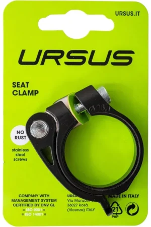 Bestseller Ursus Zadelpenklem Met Snelspanner 38.1 Aluminiumminium Zwart Op Kaart