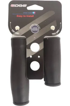 Edge Handvatten Stad Leer - 135/92Mm - Zwart Direct Verzonden