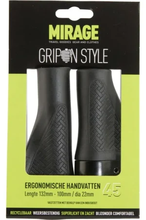 Alleen Vandaag Mirage Handvatpaar Grips In Style 45 - Met Lockring - Zwart