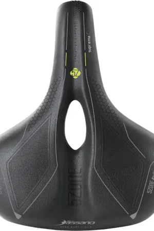 Selle Bassano Fietszadel Suprema 5Zone El Stad - Zwart Aanbieding