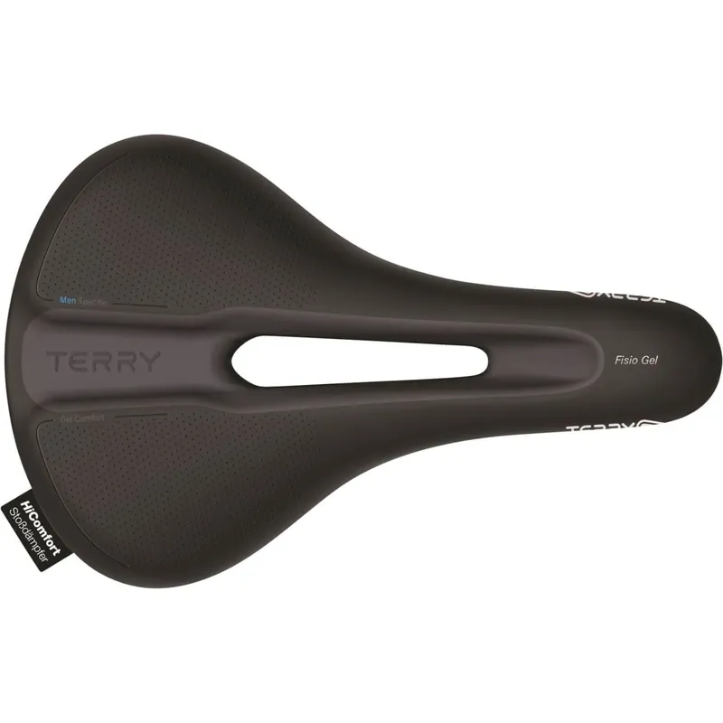 Finale Uitverkoop Terry Fietszadel Fisio Flex Gel Heren Zwart