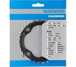 Bestseller Shimano SLX FC-M7000 Triple Kettingblad 10 Speed
