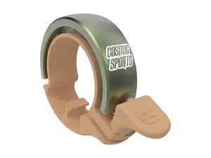 Direct Beschikbaar Knog Oi Classic Large Fietsbel Bruin
