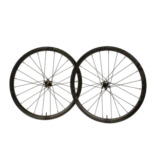 Rechtstreeks Van De Fabrikant One-K GL-S Carbon 35 Gravel Wielset Zwart
