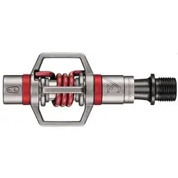 Crankbrothers Eggbeater 3 MTB Pedalen Zilver/Rood Beperkte Voorraad